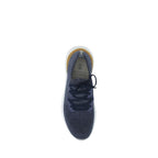 Blue Cotton Athletic Sneakers