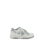 White Calf Leather Bos Taurus Low Top Sneakers