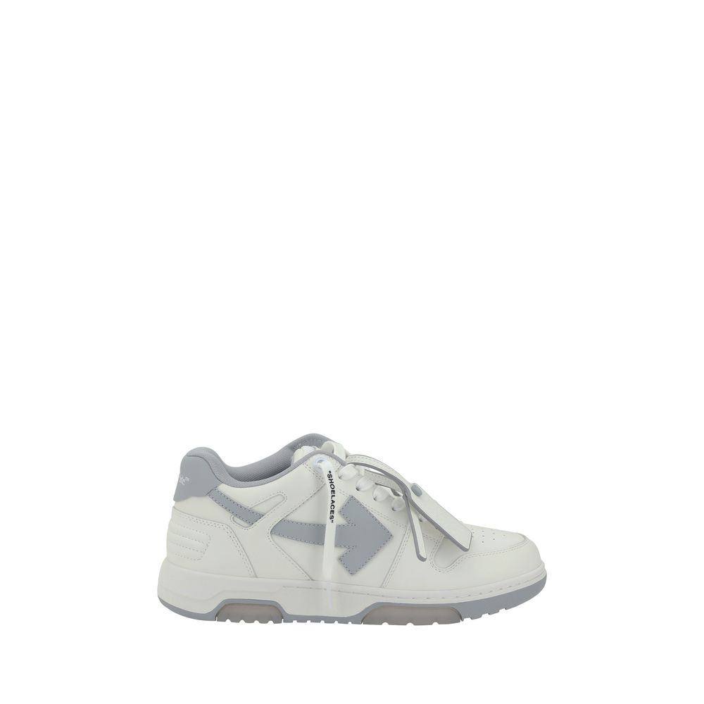 White Calf Leather Bos Taurus Low Top Sneakers