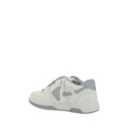 White Calf Leather Bos Taurus Low Top Sneakers