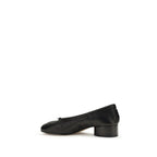 Black Calf Leather Bos Taurus Ballet Flats