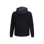 Black Cotton Full-Length Jacket