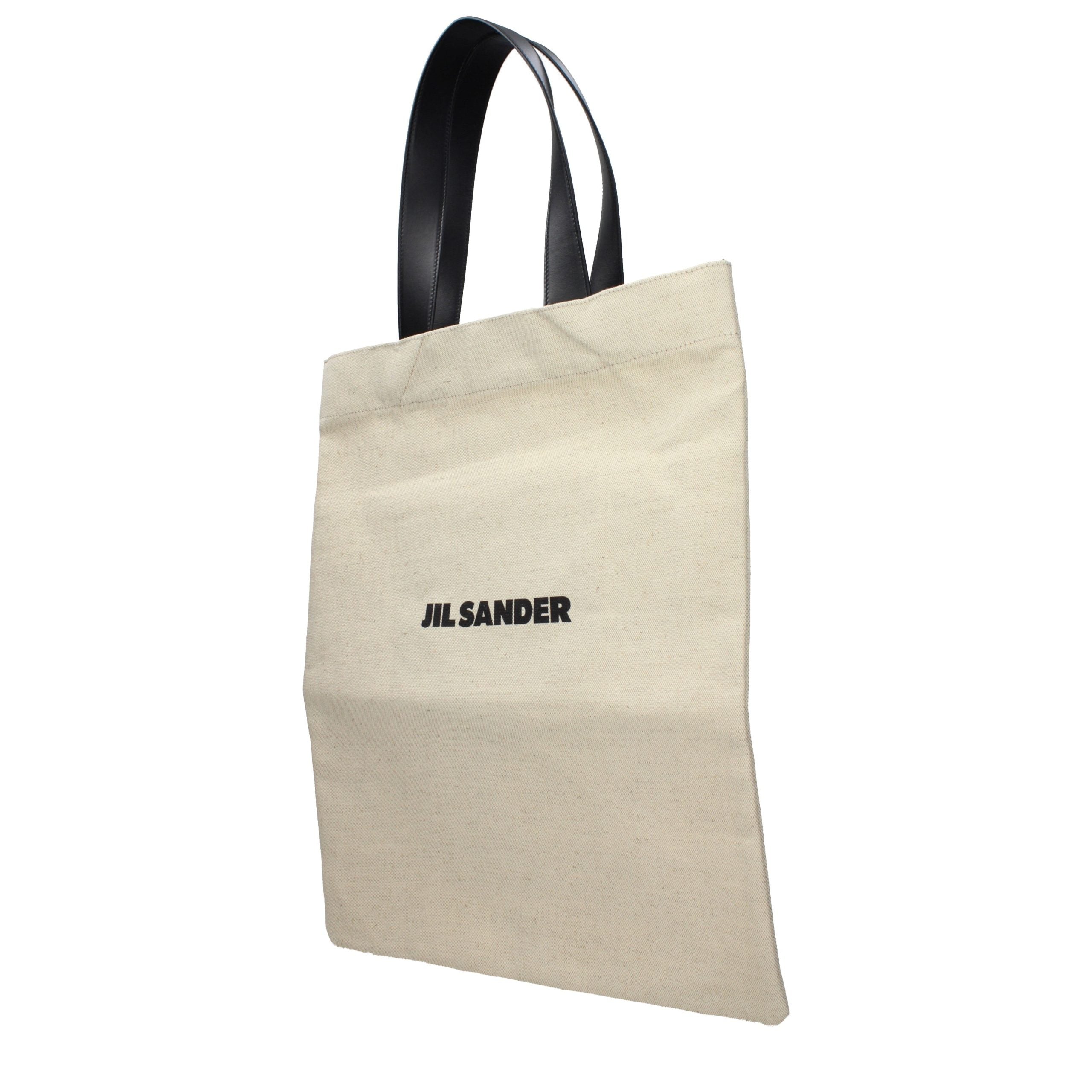 Beige Fabric Handbag