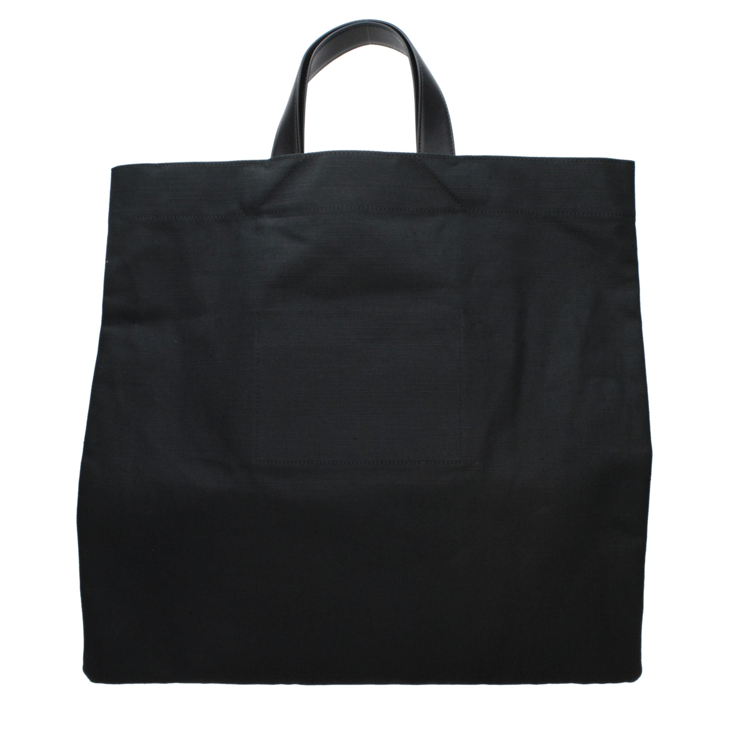 Black Fabric Handbag