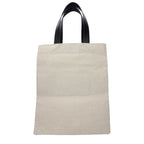 Beige Fabric Handbag