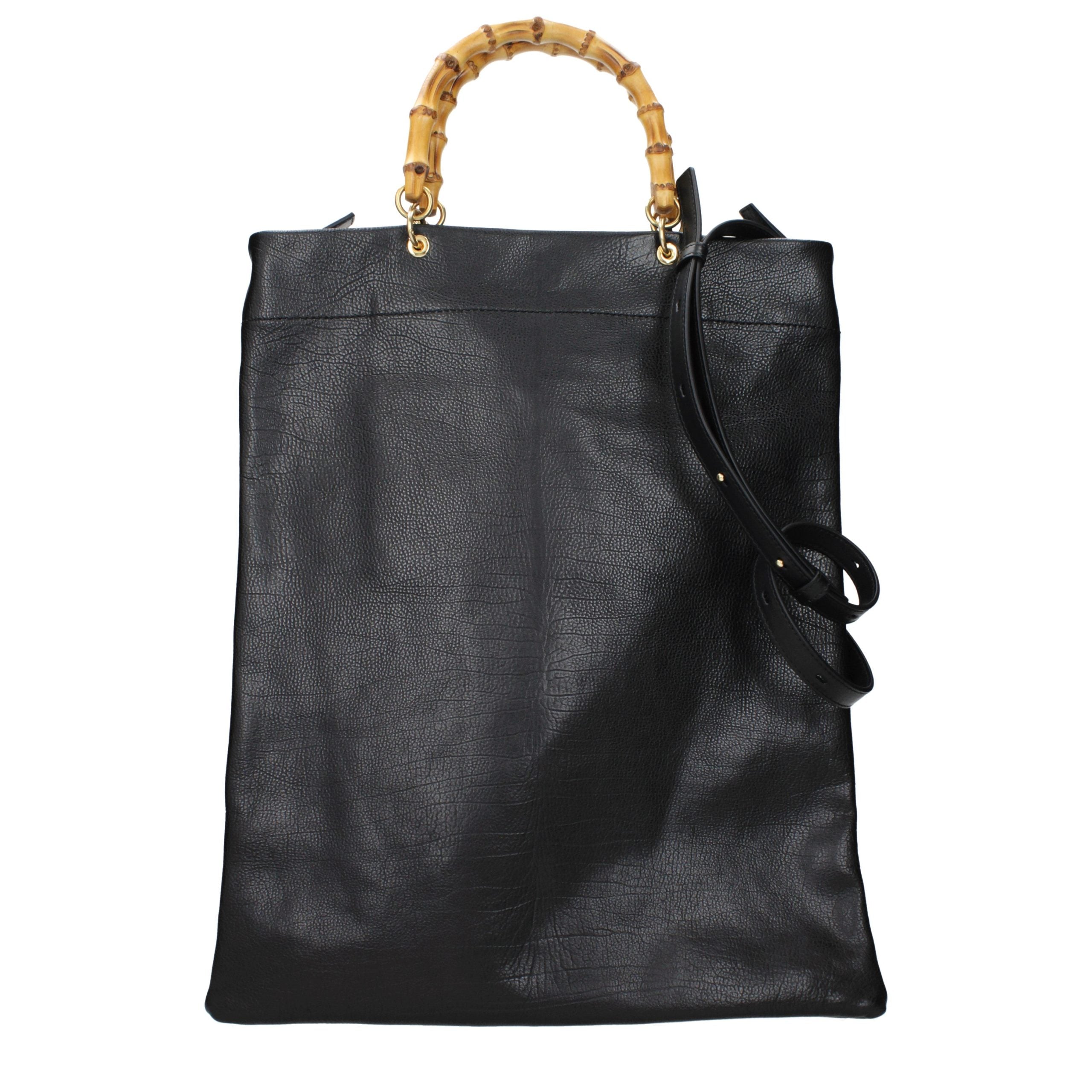 Black Leather Handbag