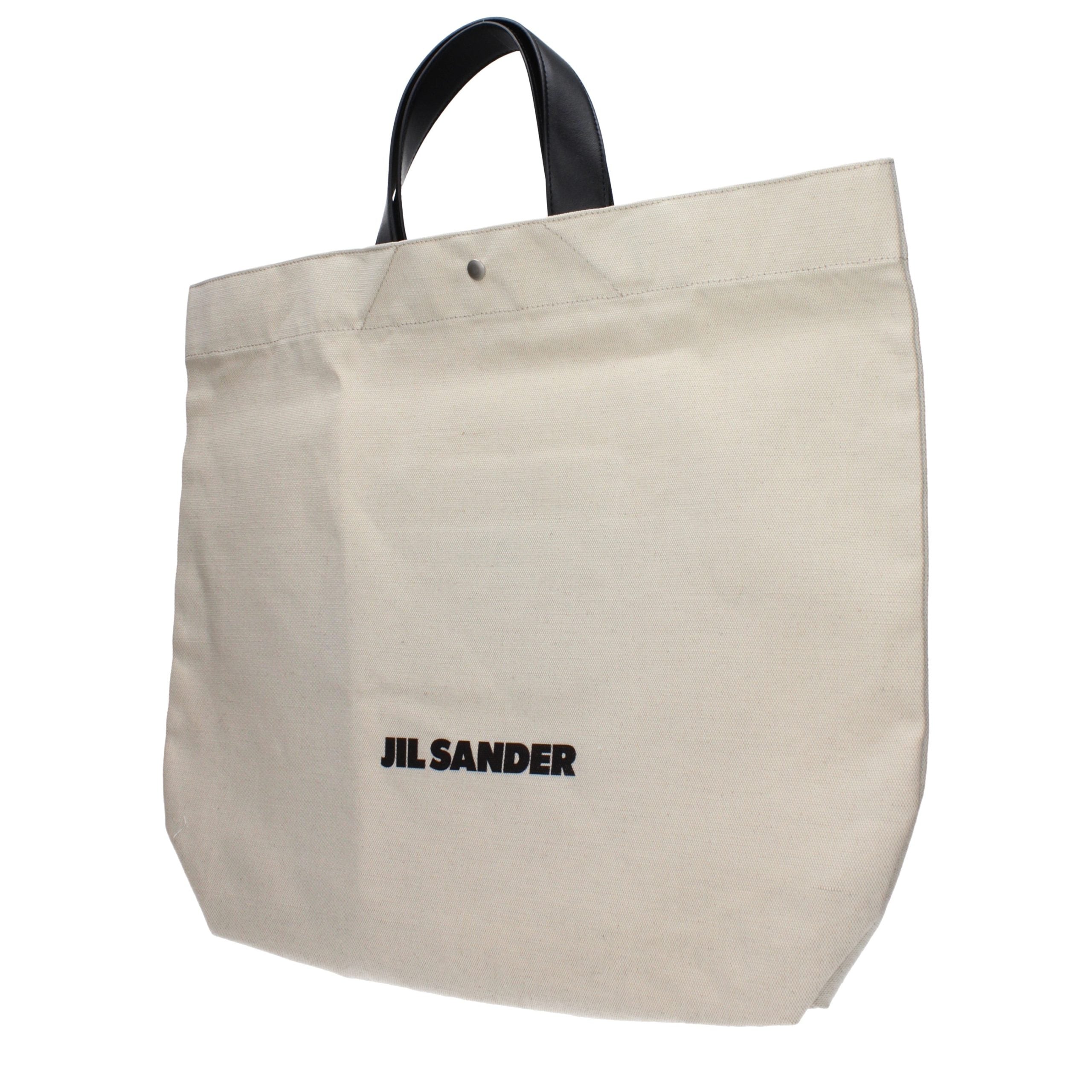 Beige Fabric Handbag