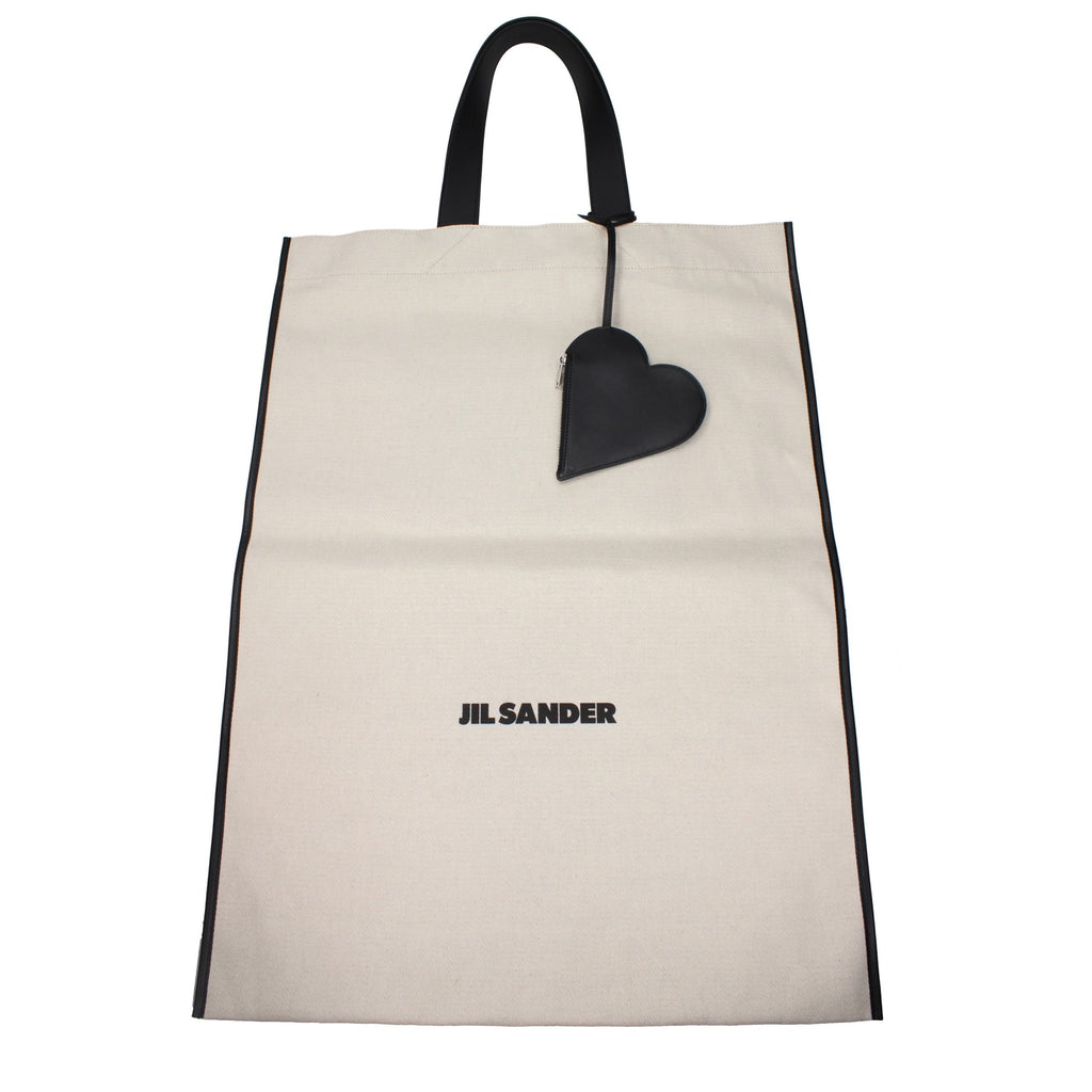 Beige Fabric Shoulder Bag