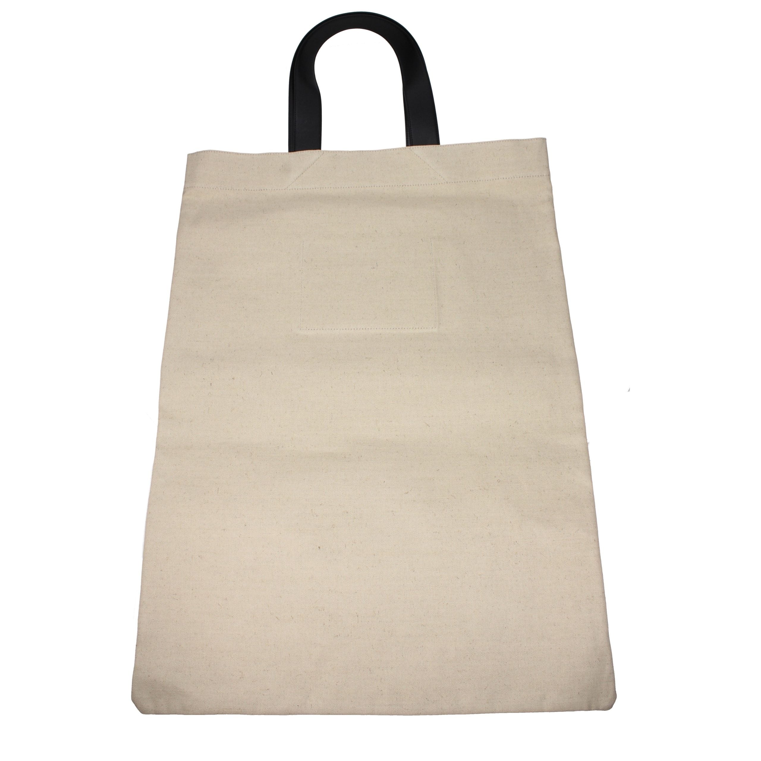 Beige Fabric Shoulder Bag