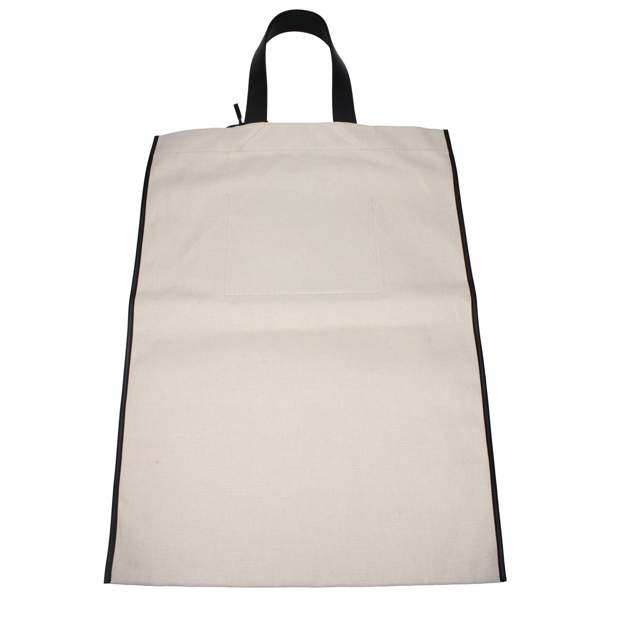 Beige Fabric Shoulder Bag