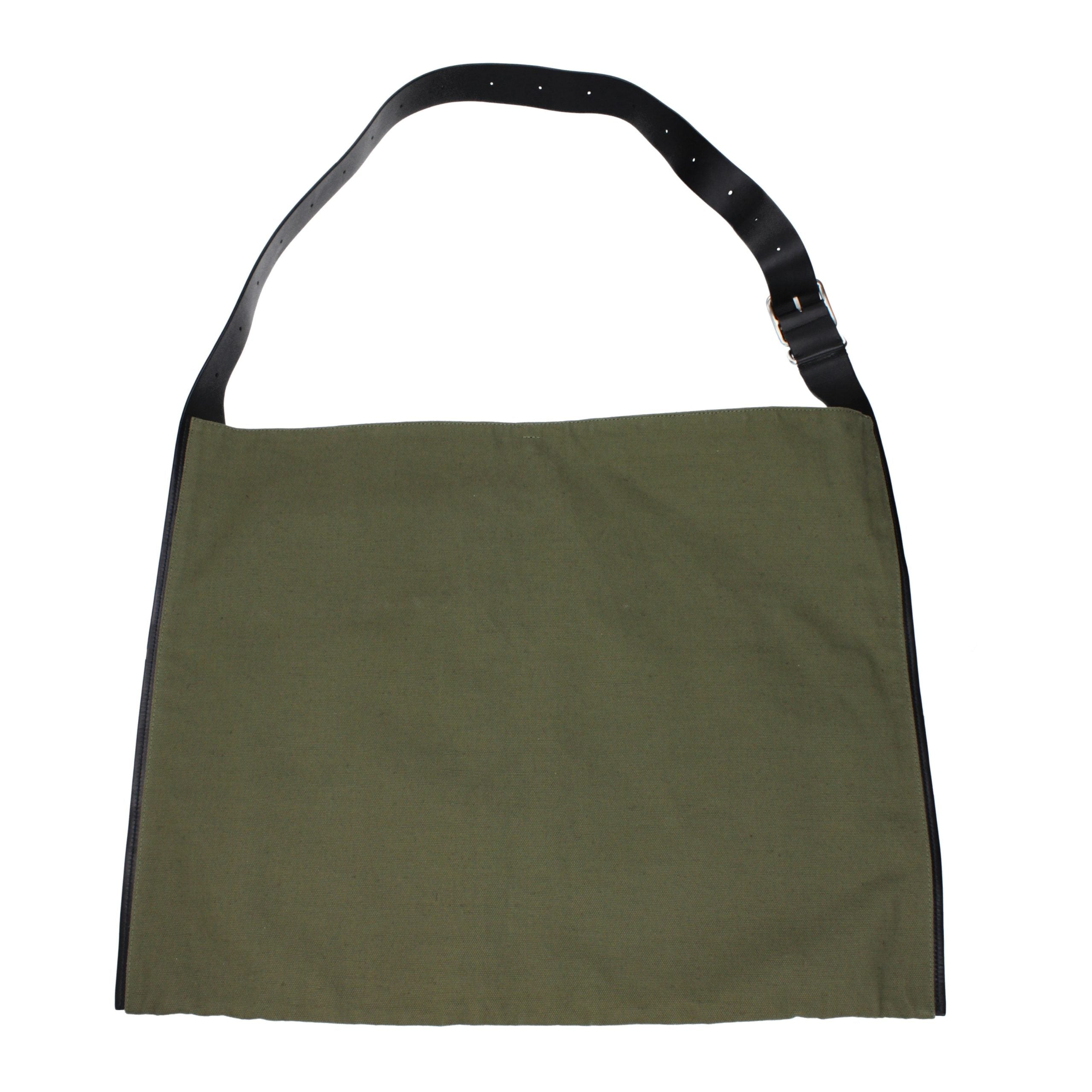 Green Fabric Shoulder Bag