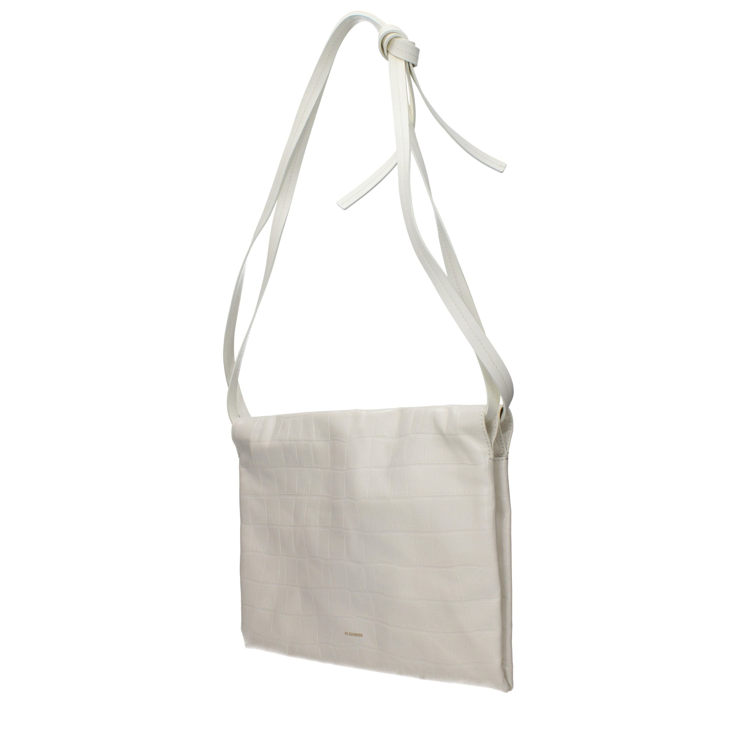 Beige Leather Crossbody Bag