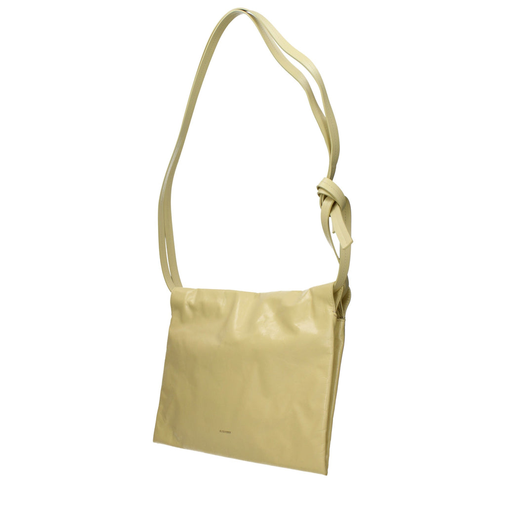 Yellow Leather Shoulder Bag