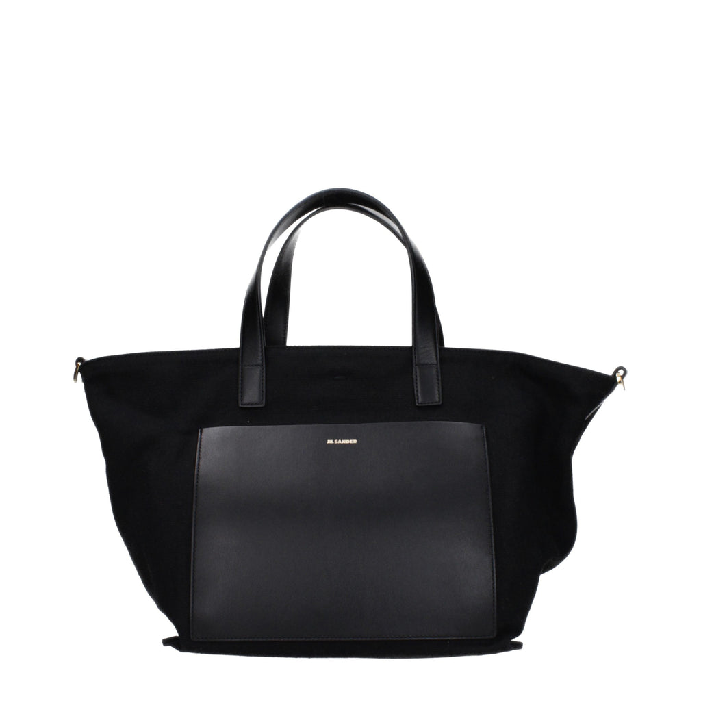 Black Fabric Handbag