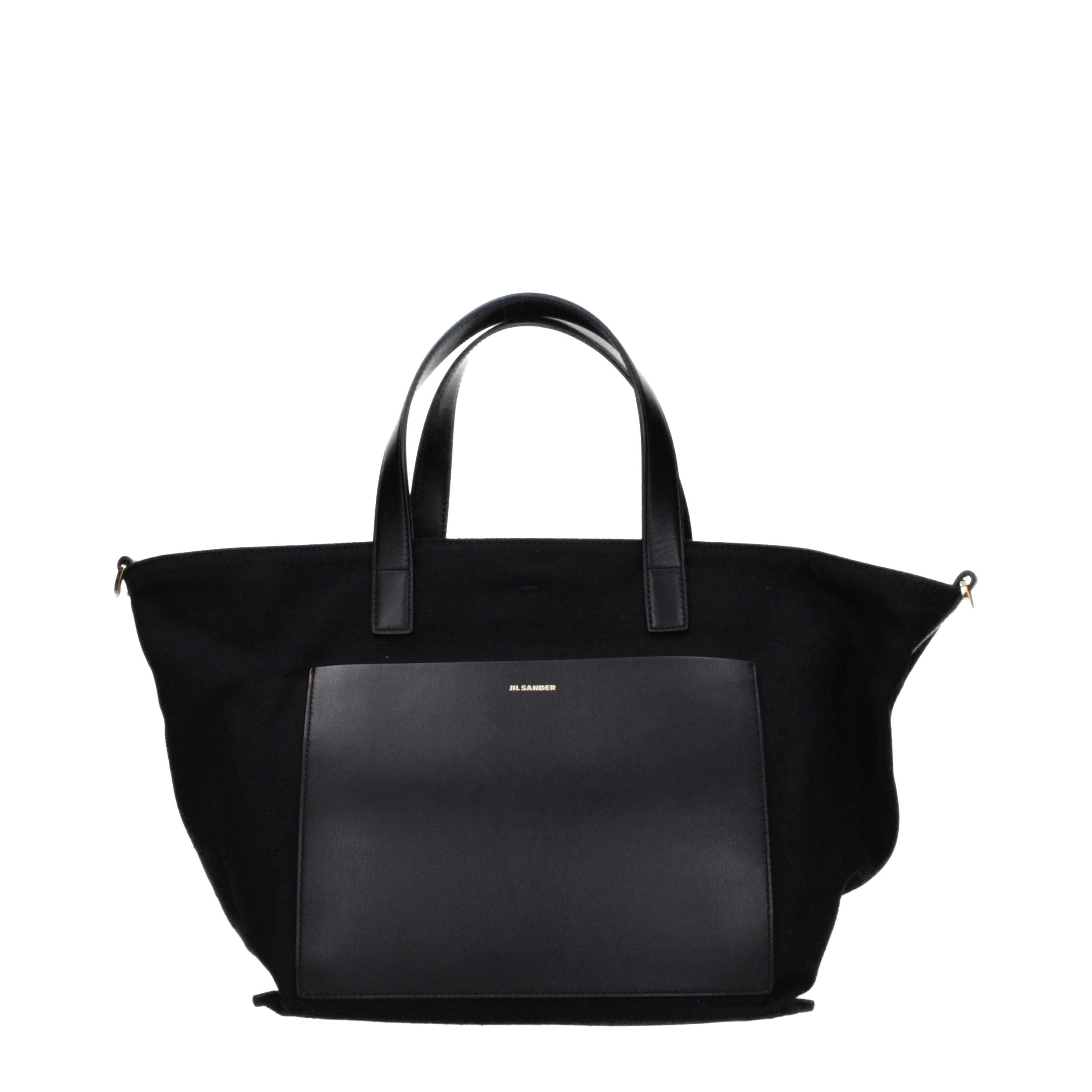 Black Fabric Handbag