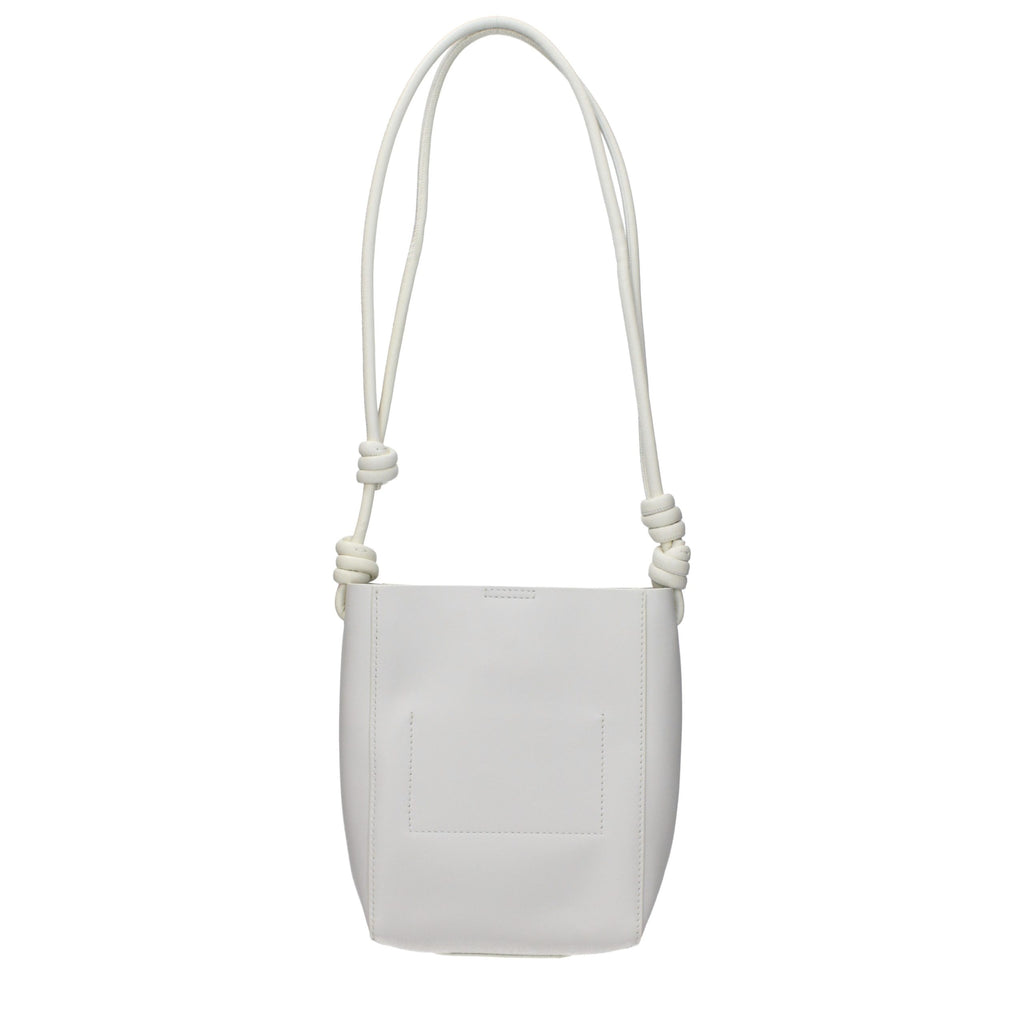 Beige Leather Shoulder Bag