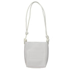 Beige Leather Shoulder Bag