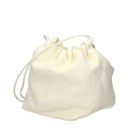 Beige Leather Shoulder Bag