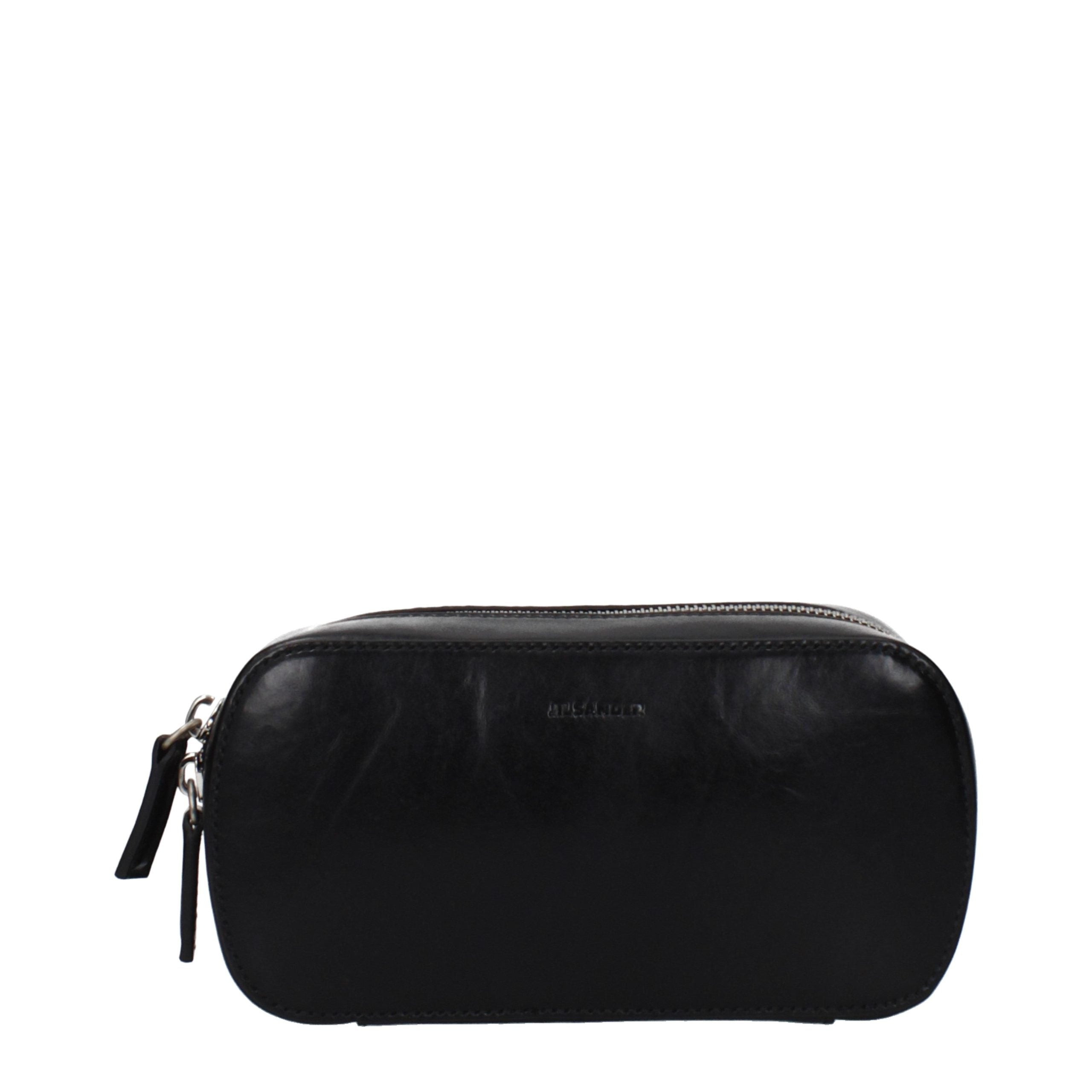 Black Leather Crossbody Bag