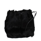 Black Fur Shoulder Bag