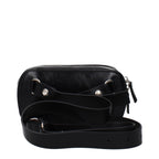 Black Leather Crossbody Bag