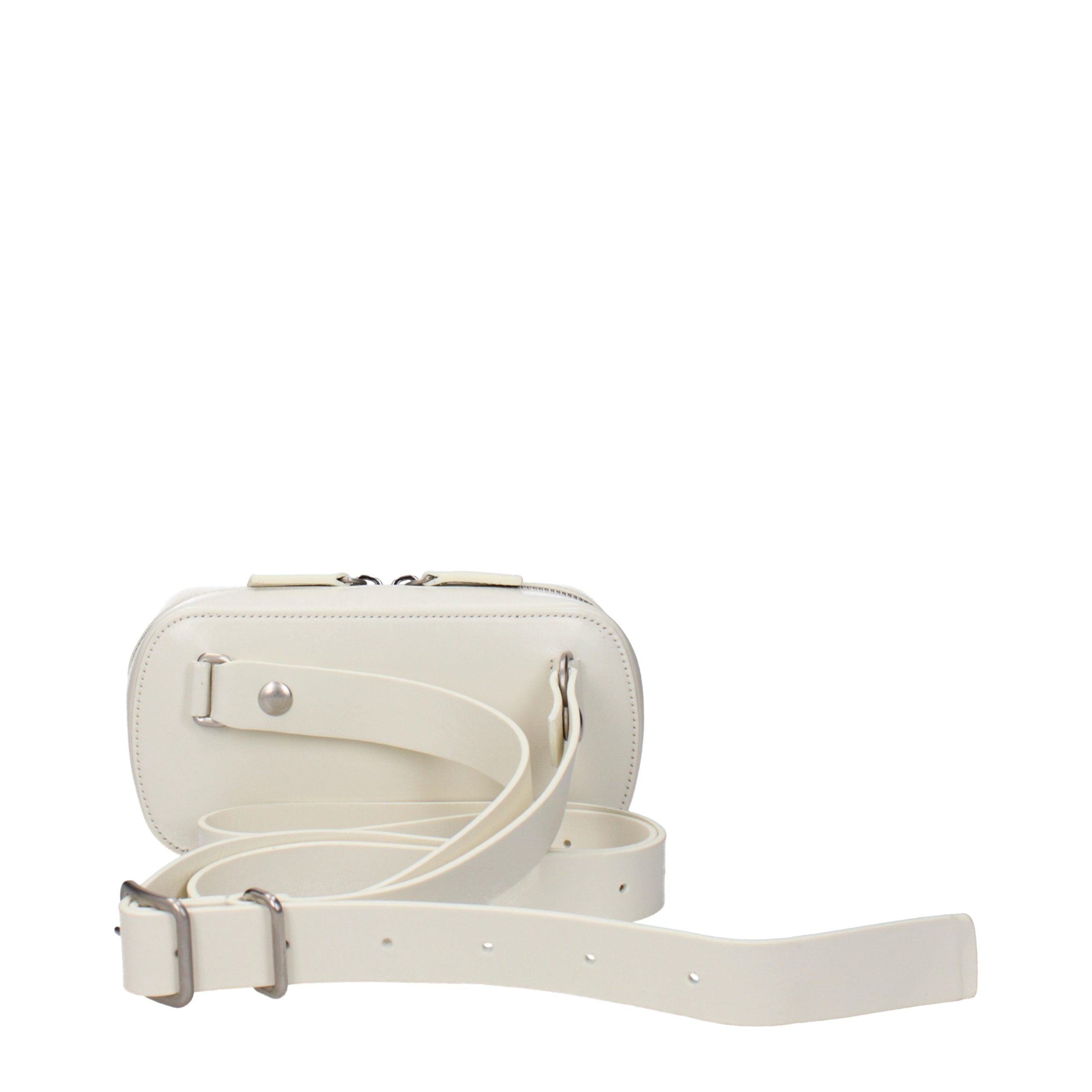 Beige Leather Crossbody Bag
