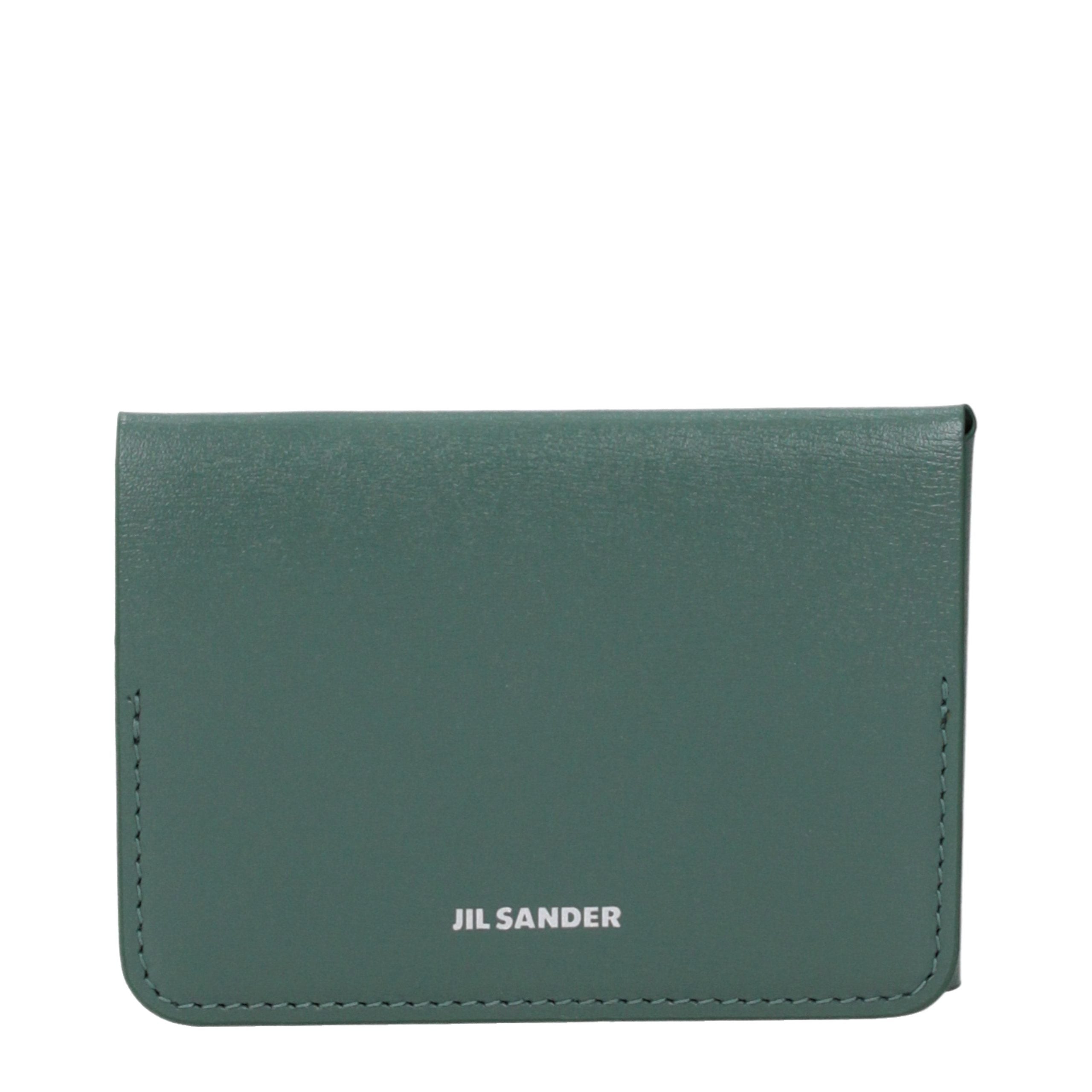 Green Leather Cardholder
