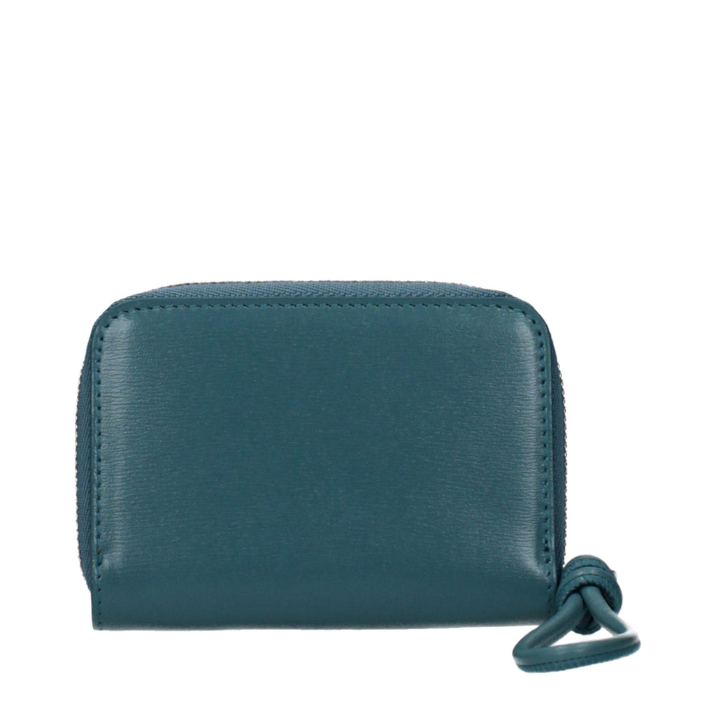Blue Leather Wallet