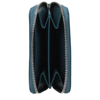 Blue Leather Wallet