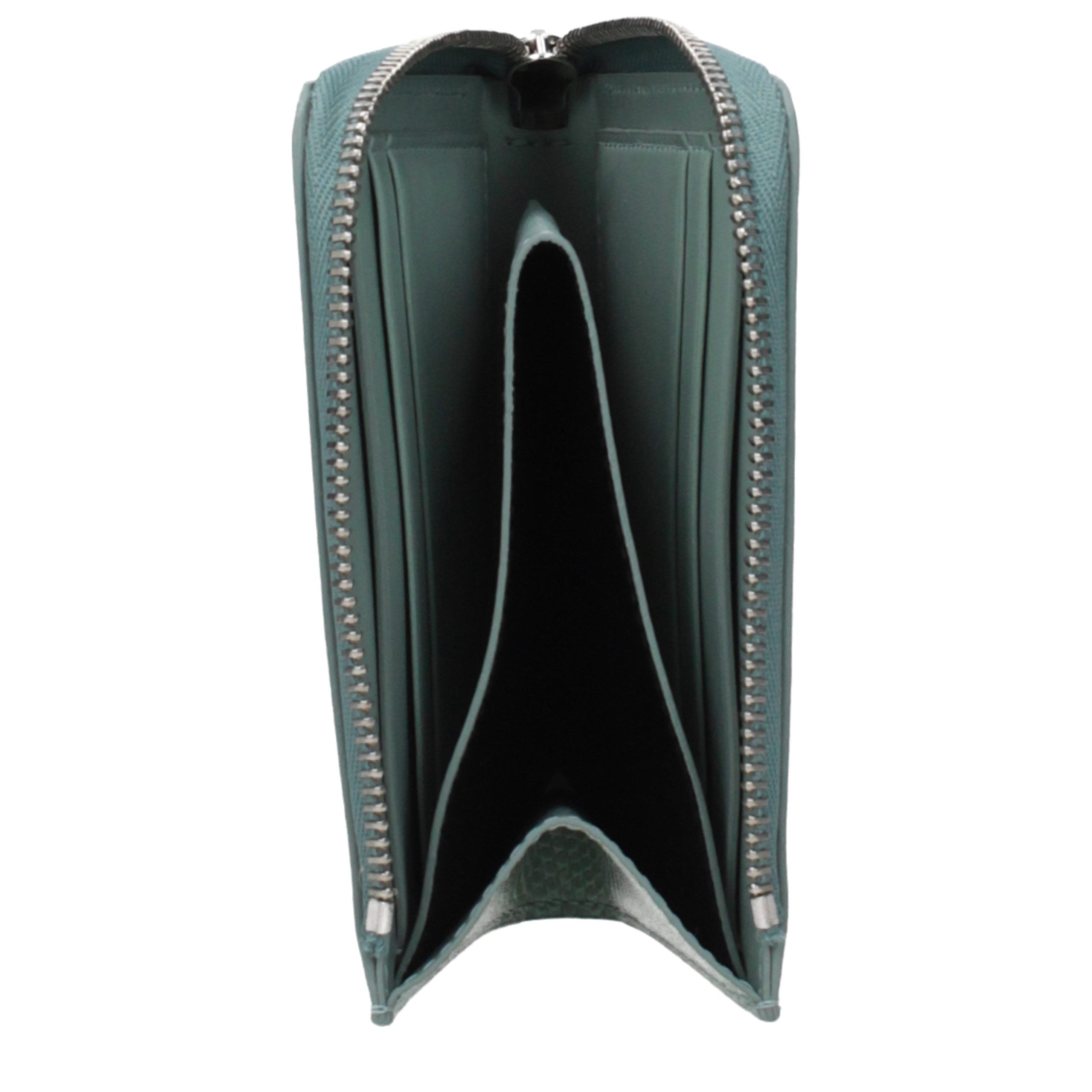 Green Leather Wallet