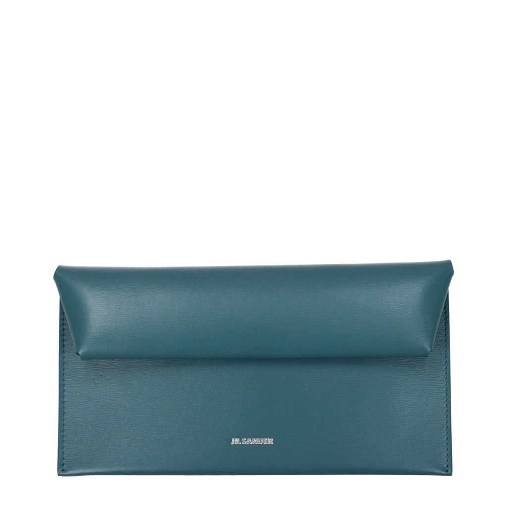 Blue Leather Wallet