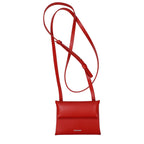 Red Leather Crossbody Bag