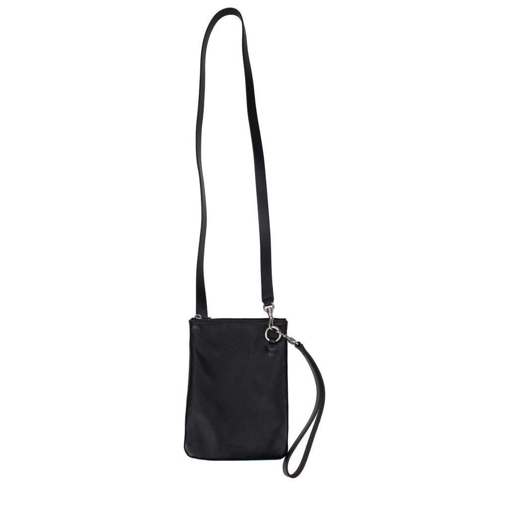 Black Leather Crossbody Bag