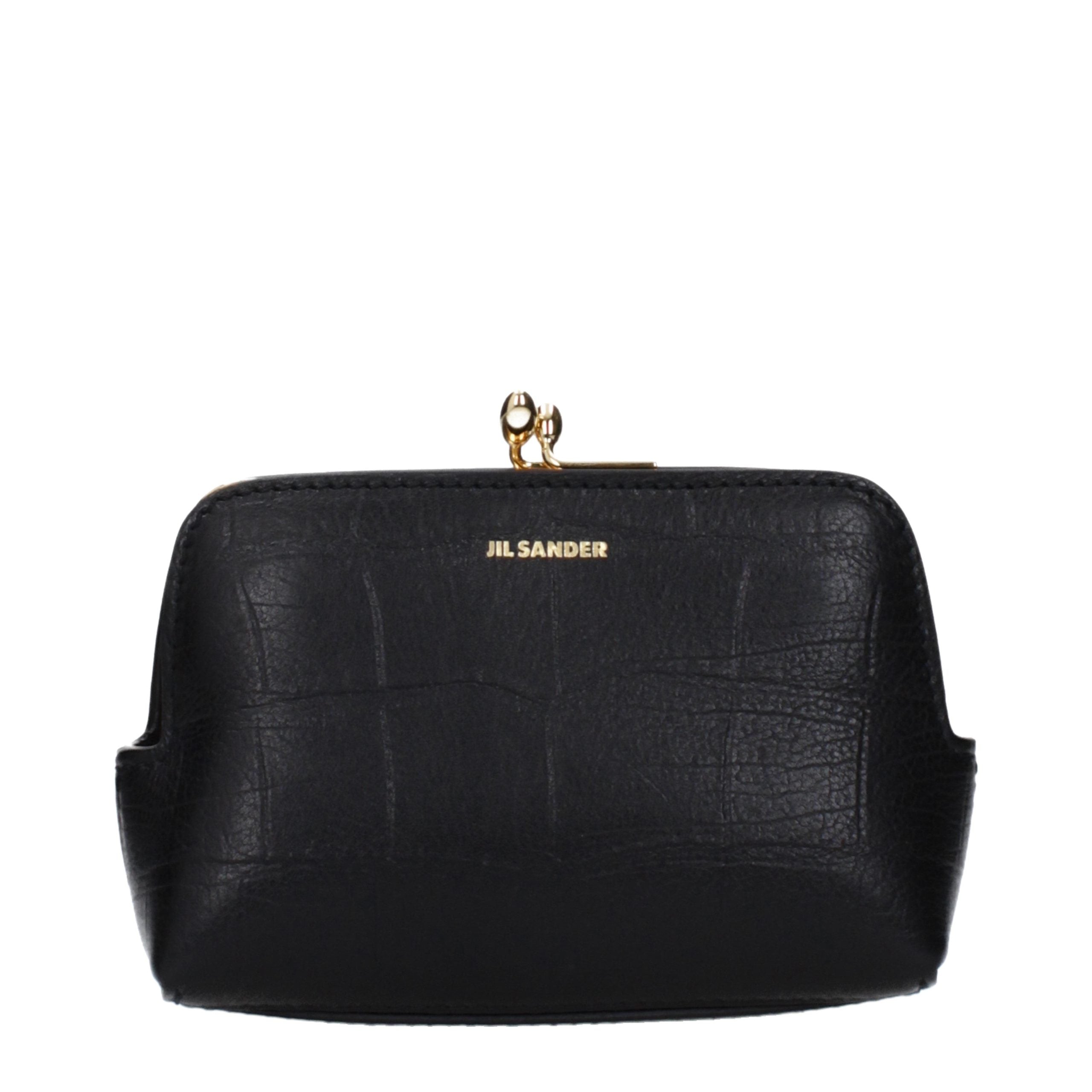 Black Leather Crossbody Bag