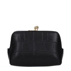 Black Leather Crossbody Bag