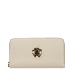 Beige Leather Wallet