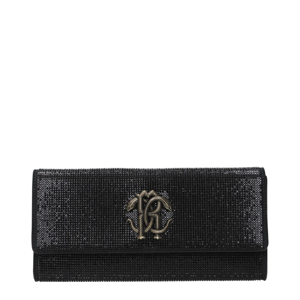 Black Leather Clutch Bag