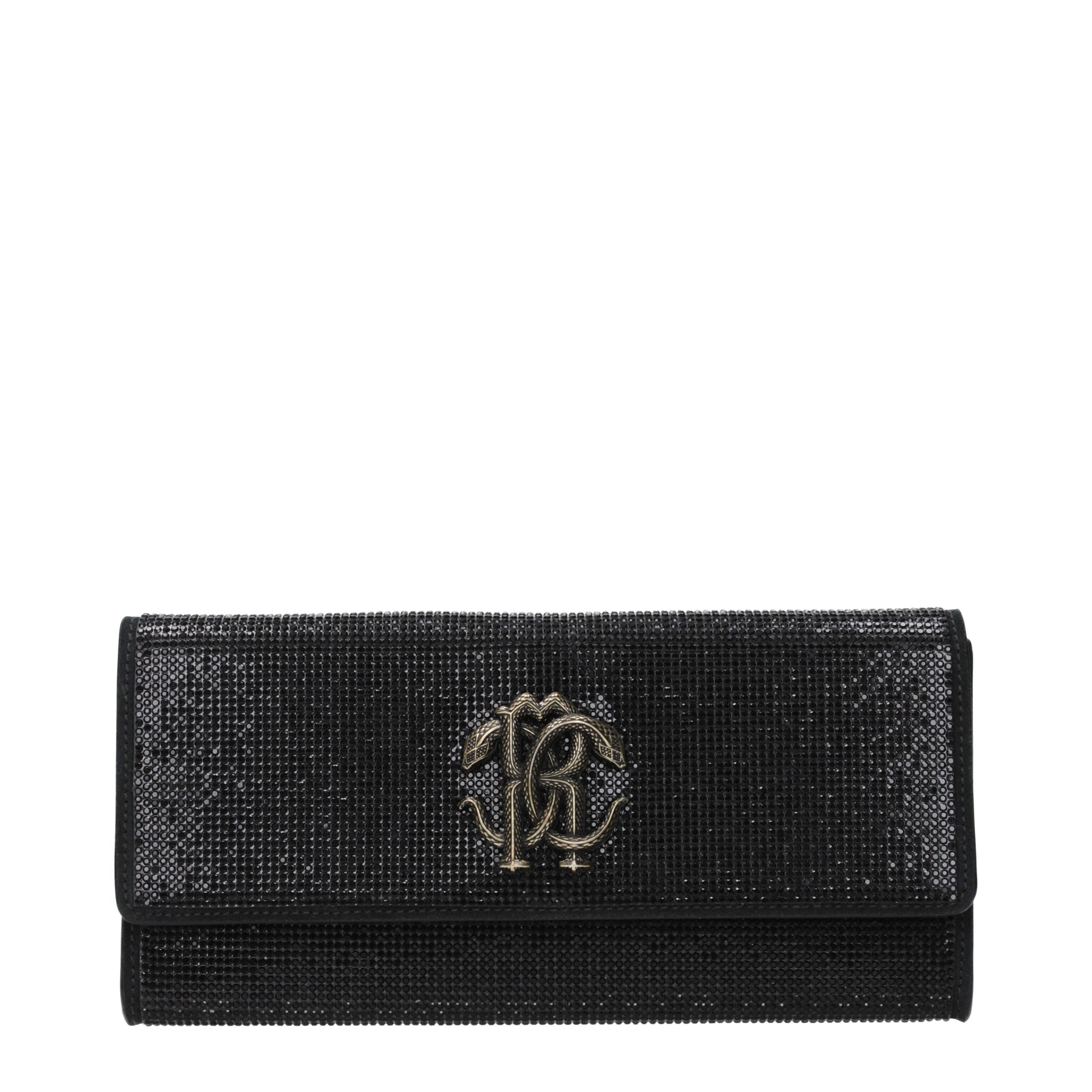 Black Leather Clutch Bag