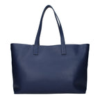 Blue Leather Shoulder Bag