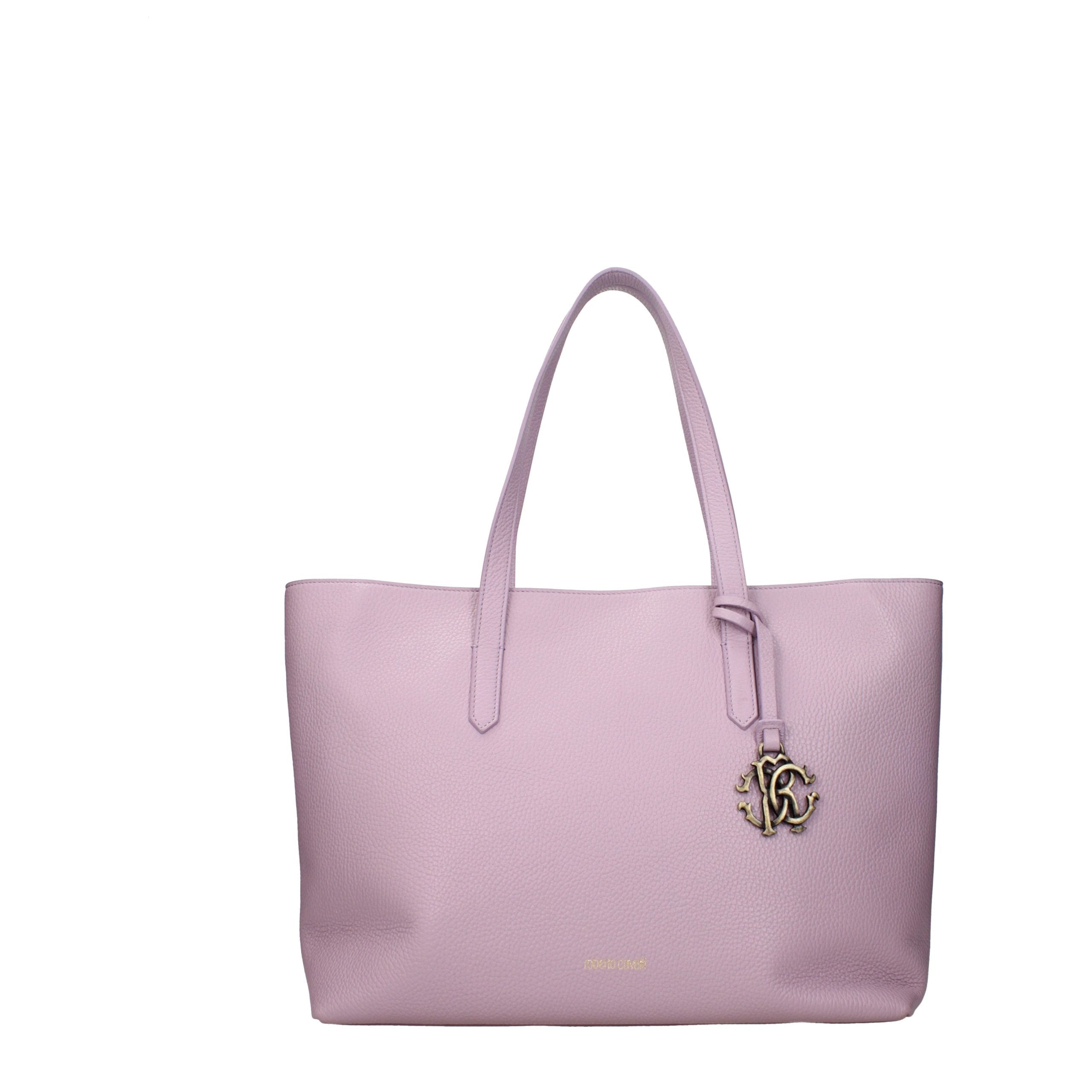 Pink Leather Shoulder Bag