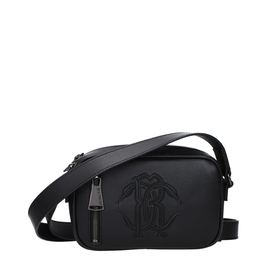 Black Leather Crossbody Bag