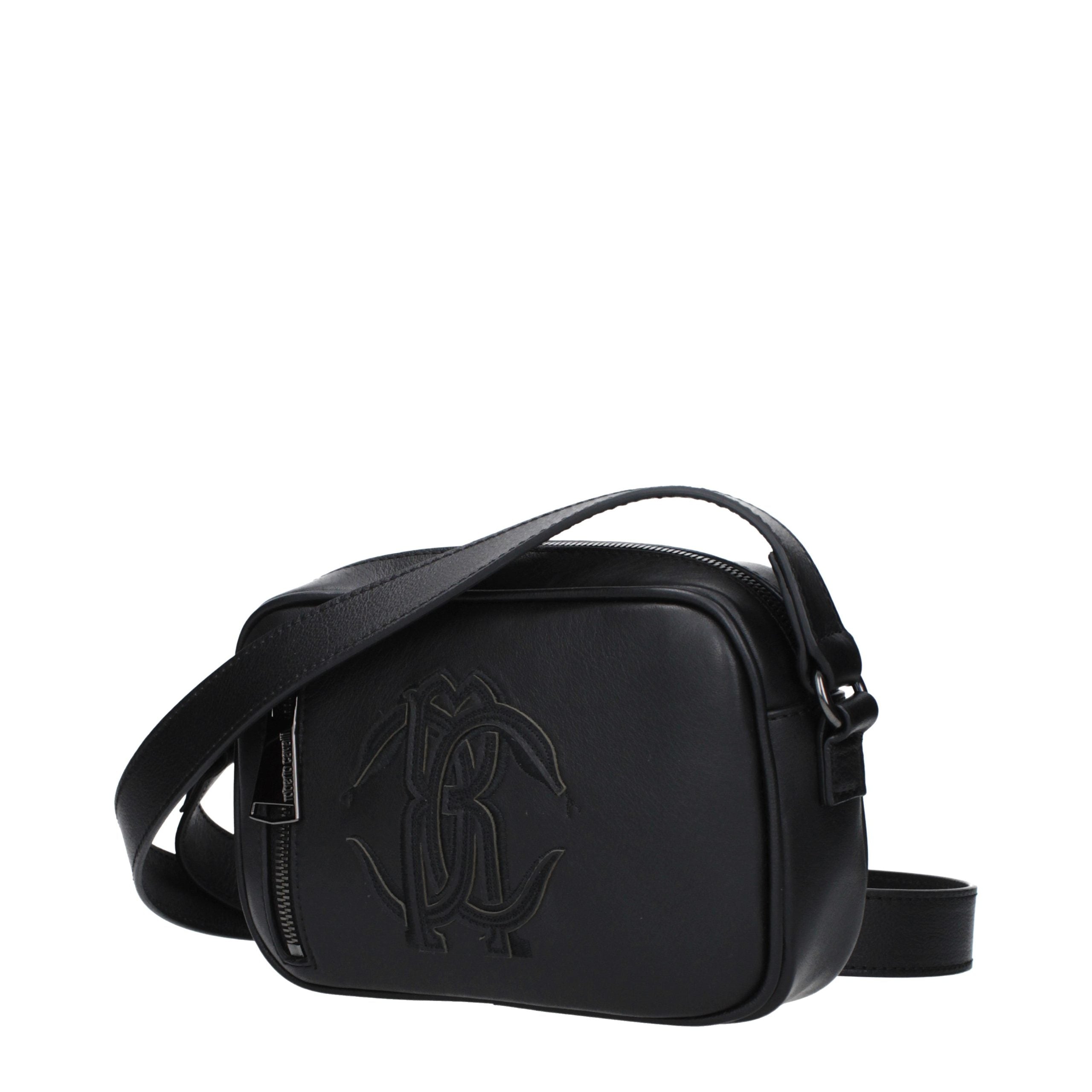 Black Leather Crossbody Bag