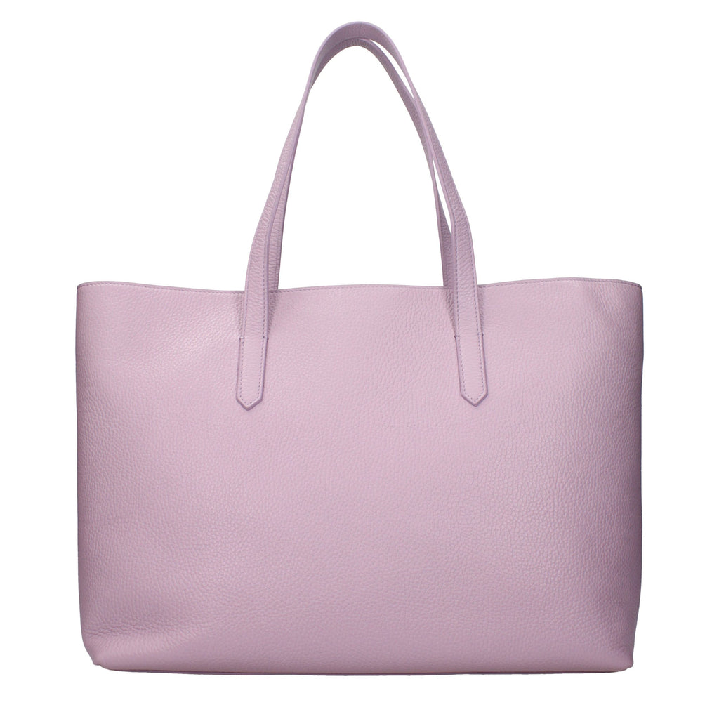 Pink Leather Shoulder Bag