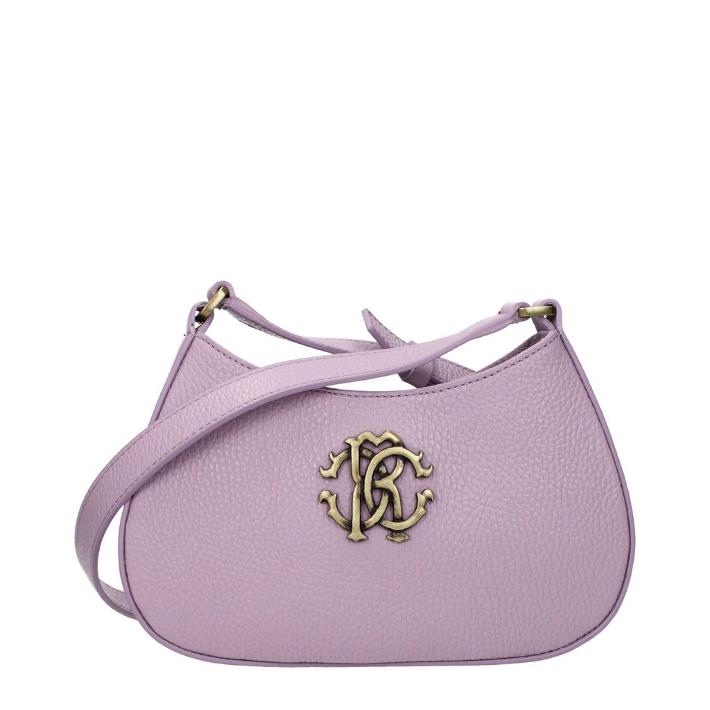 Pink Leather Crossbody Bag