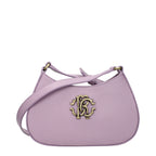 Pink Leather Crossbody Bag