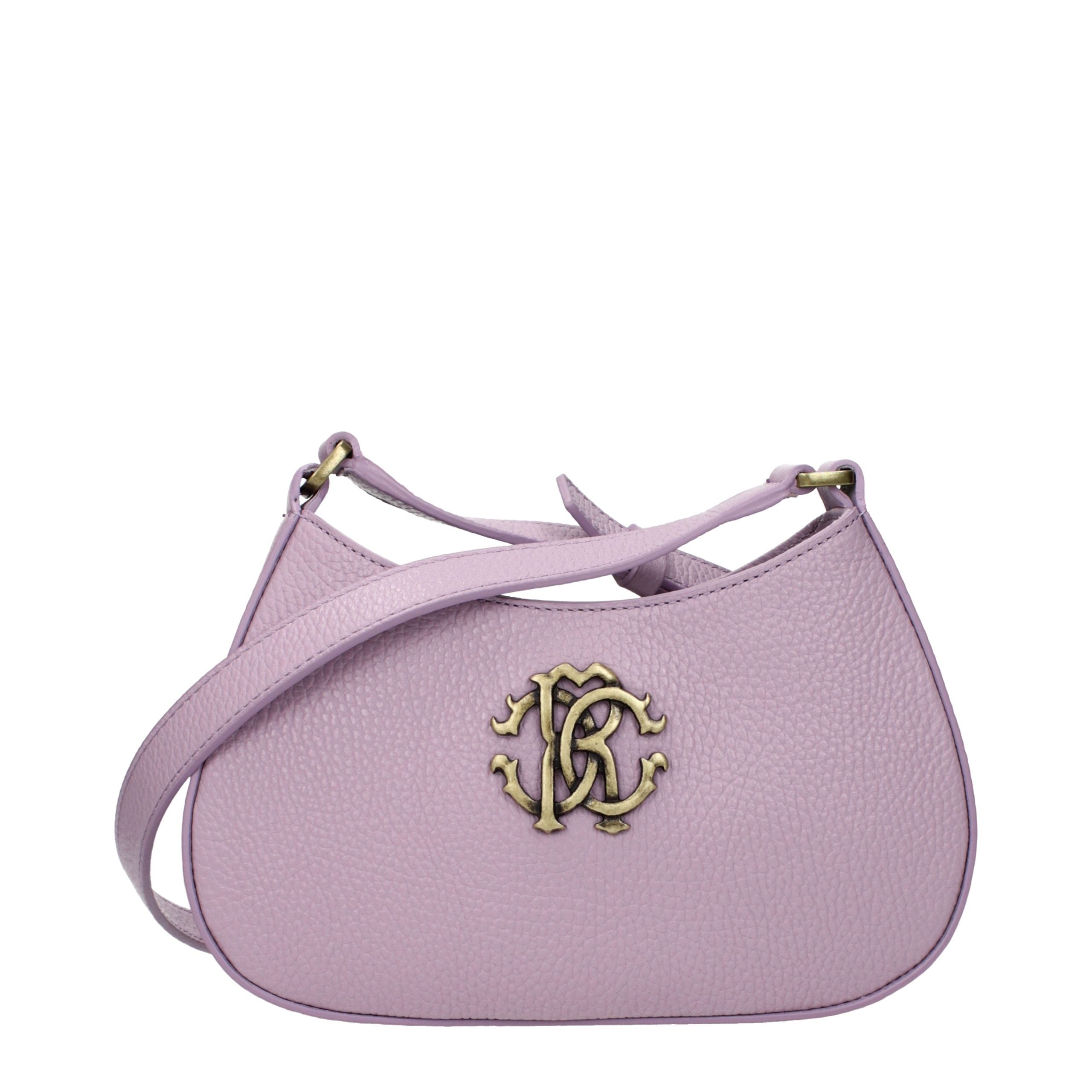 Pink Leather Crossbody Bag