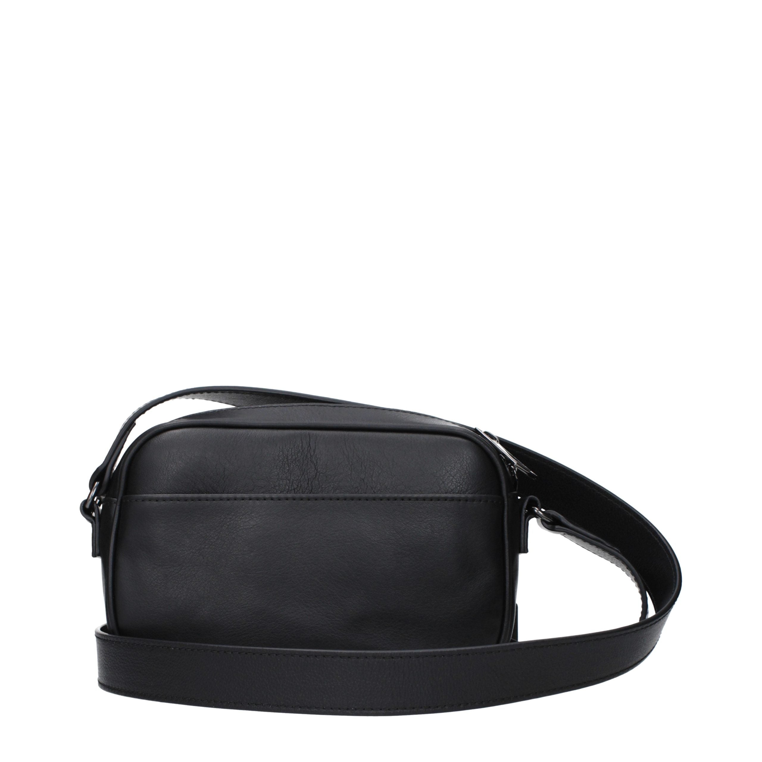 Black Leather Crossbody Bag