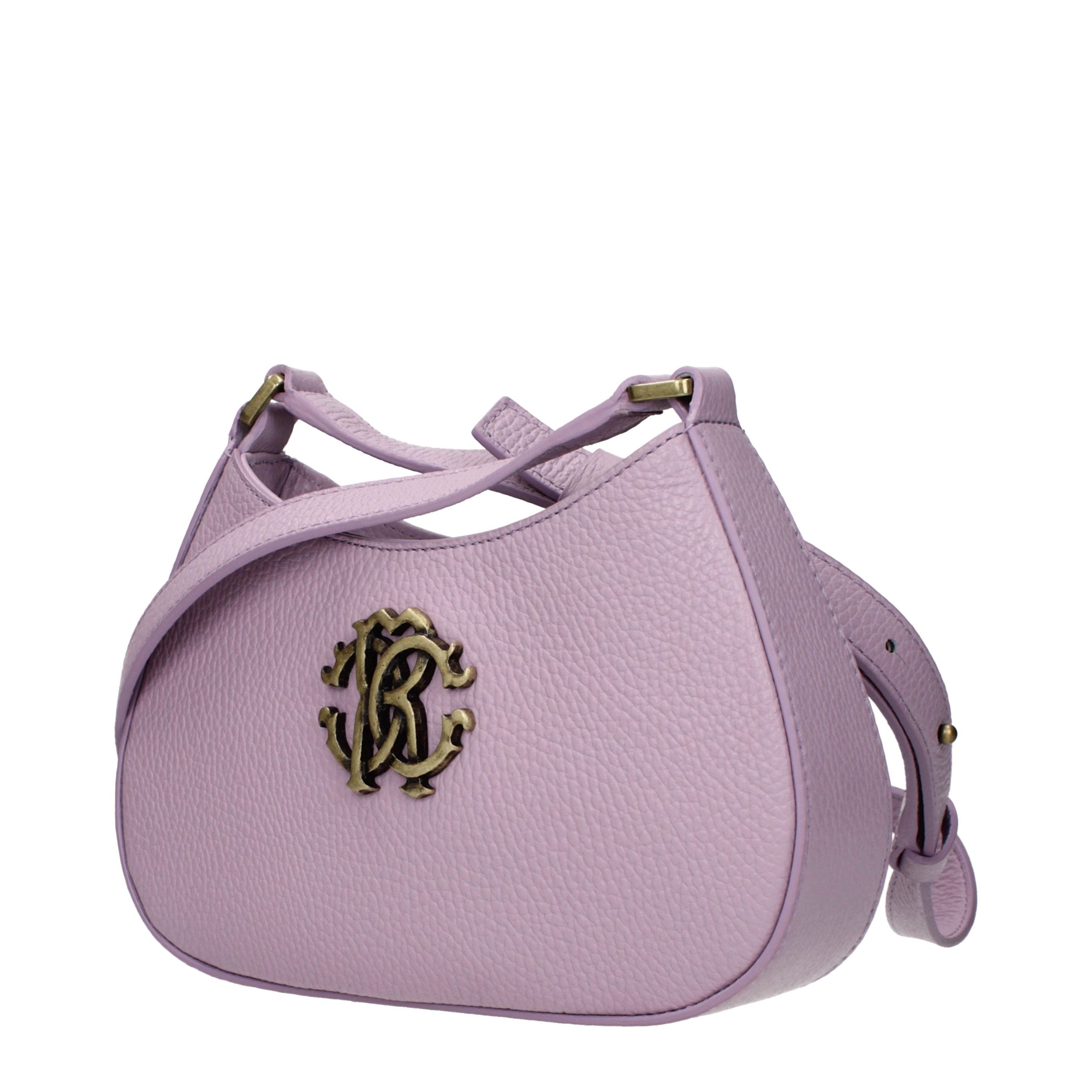 Pink Leather Crossbody Bag