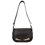 Black Leather Shoulder Bag