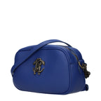Blue Leather Crossbody Bag